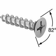 BSC PREFERRED Flat Head Screws for Particleboard&Fiberboard Zinc-Plated Steel Number 5 Size 5/8 Long, 100PK 97196A103